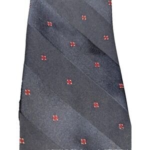 Sears Men's Store Blue Necktie Red Design Made In USA
